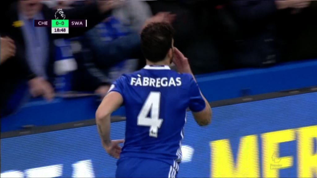 英超　車路士3:1史雲斯