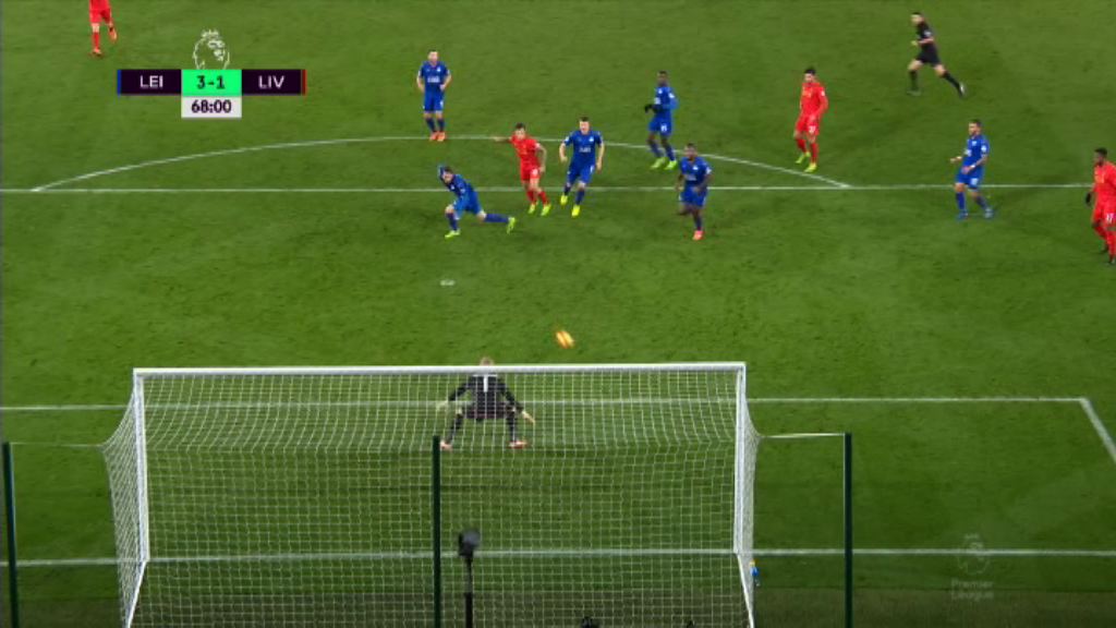 英超李斯特城3:1利物浦　今年首勝