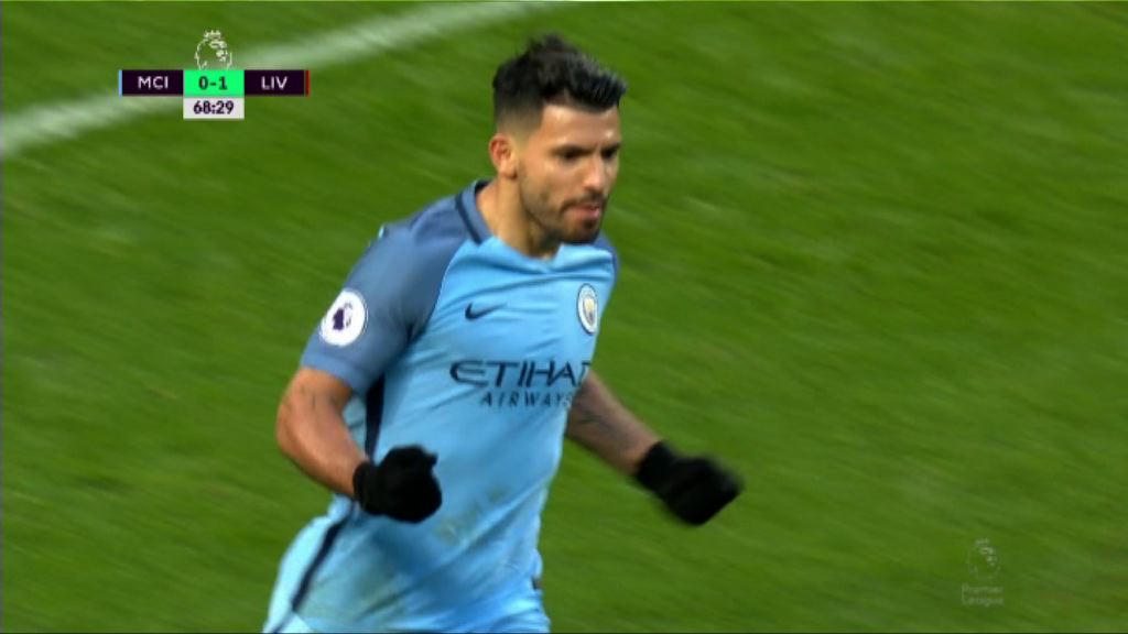 英超　曼城1:1利物浦