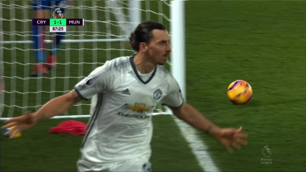 英超 水晶宮1:2曼聯