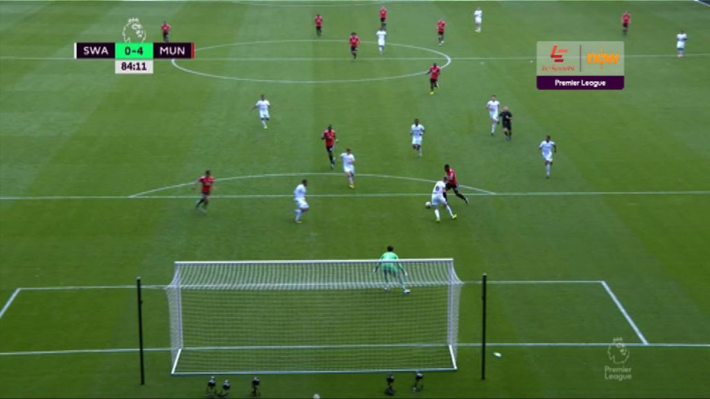 英超　史雲斯0:4曼聯