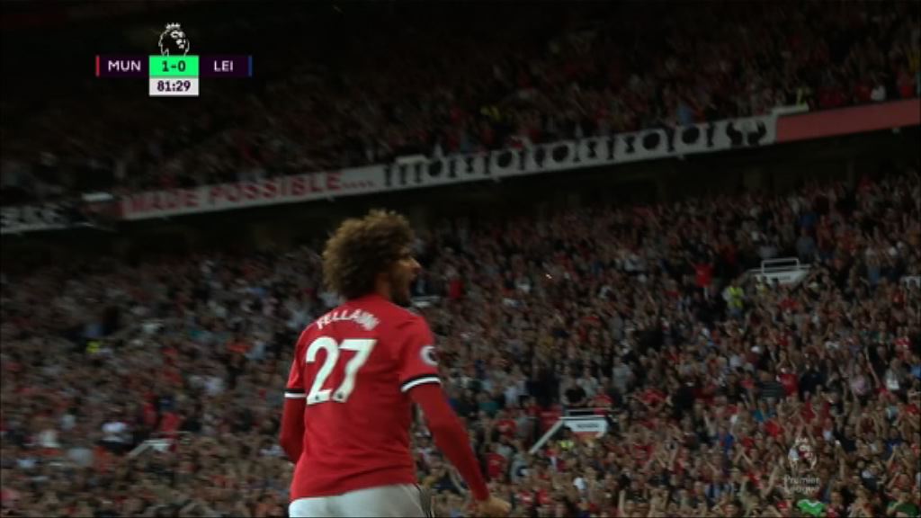 英超　曼聯 2:0 李斯特城