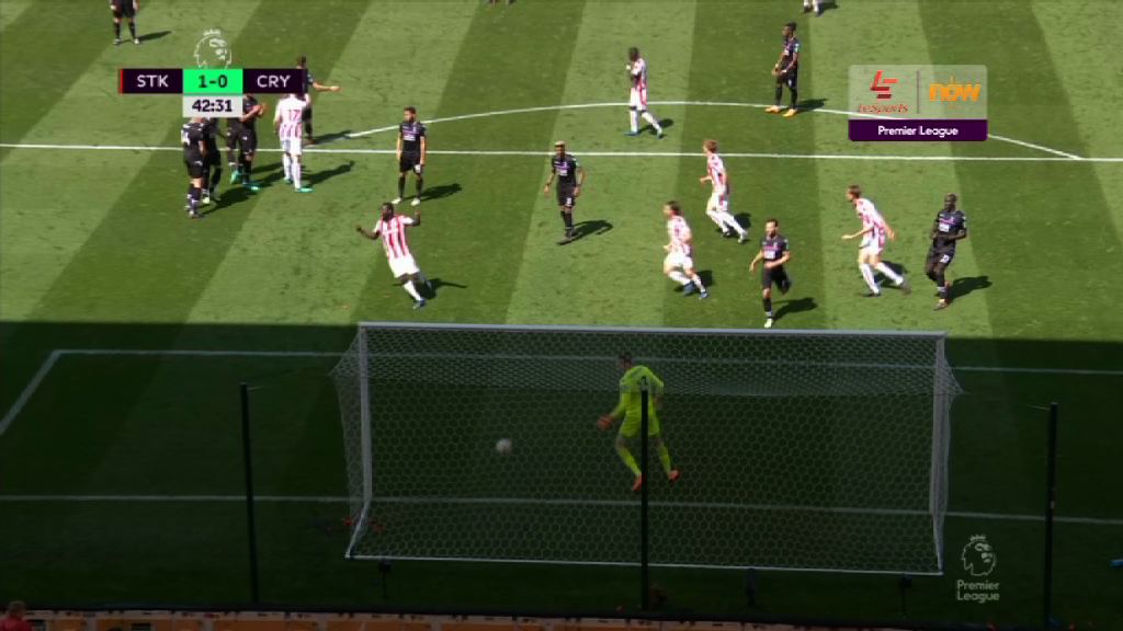 英超　史篤城 1:2 水晶宮