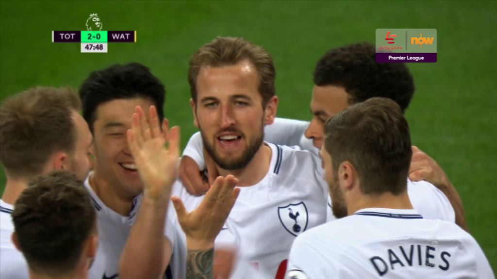 英超　熱刺 2:0 屈福特