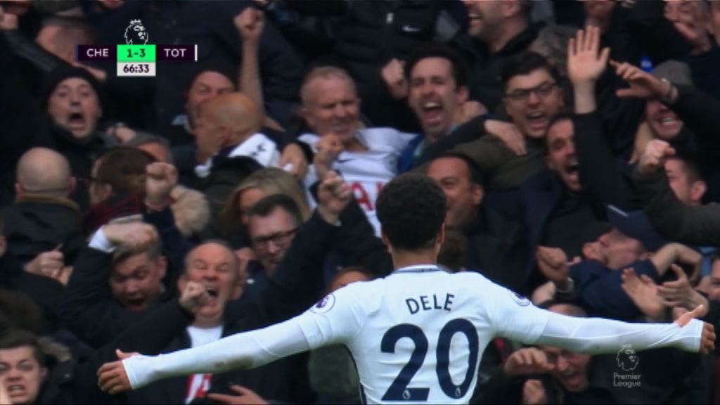 英超 車路士1：3熱刺