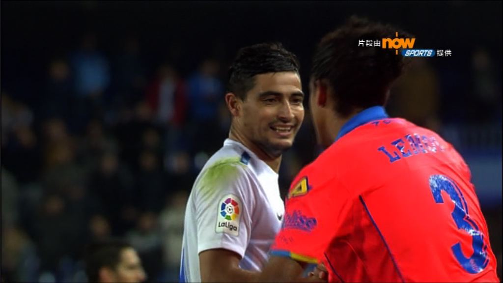 西甲　馬拉加2:1拉斯彭馬斯