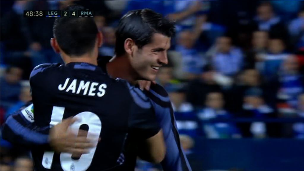 西甲　雷加利斯2:4皇家馬德里