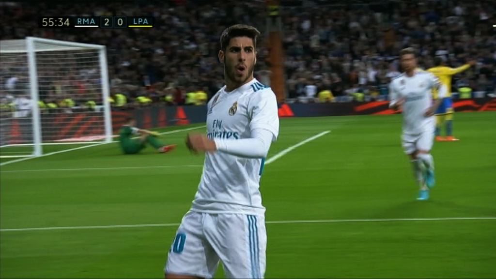 西甲　皇馬 3:0 拉斯彭馬斯