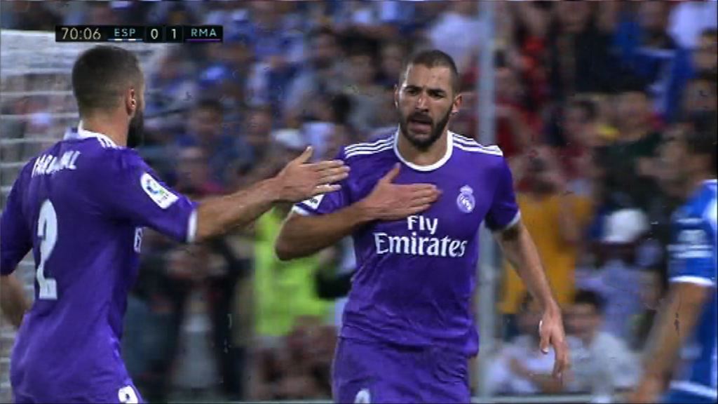 西甲皇馬擊敗愛斯賓奴　平巴塞連勝紀錄