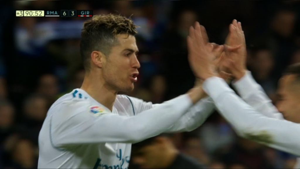 西甲　皇馬 6:3 基羅納