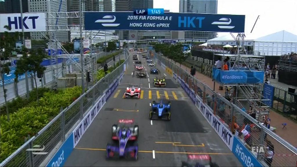 香港站電動方程式賽車布美封王