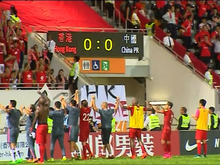 世盃外圍賽　香港 0:0 中國