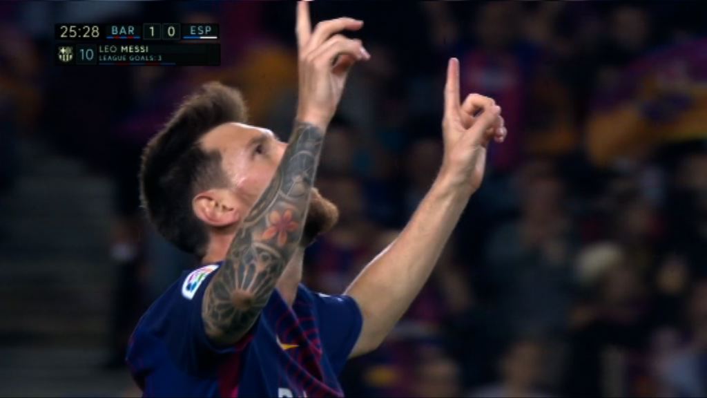 西甲　巴塞羅那 5:0 愛斯賓奴