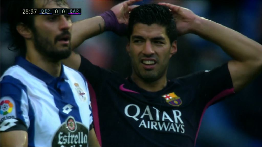 西甲　拉科魯尼亞 2:1 巴塞羅那