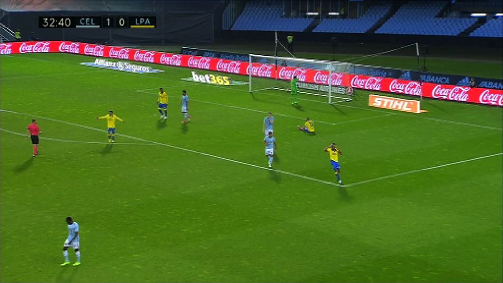 西甲　切爾達3:1拉斯彭馬斯