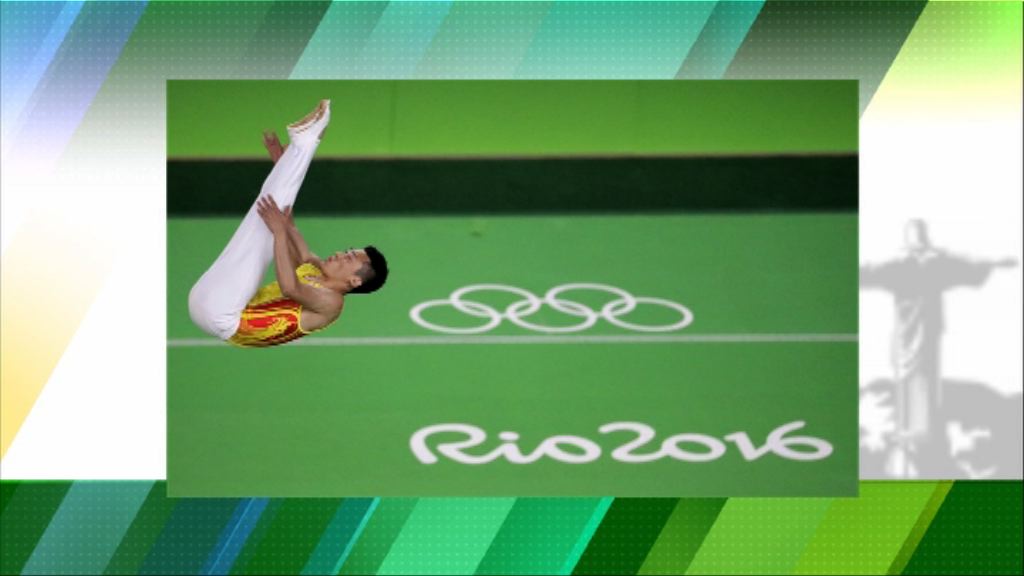 中國隊董棟男子彈床衛冕失敗