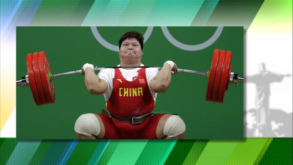 女子舉重75公斤以上級別　中國孟蘇平奪金
