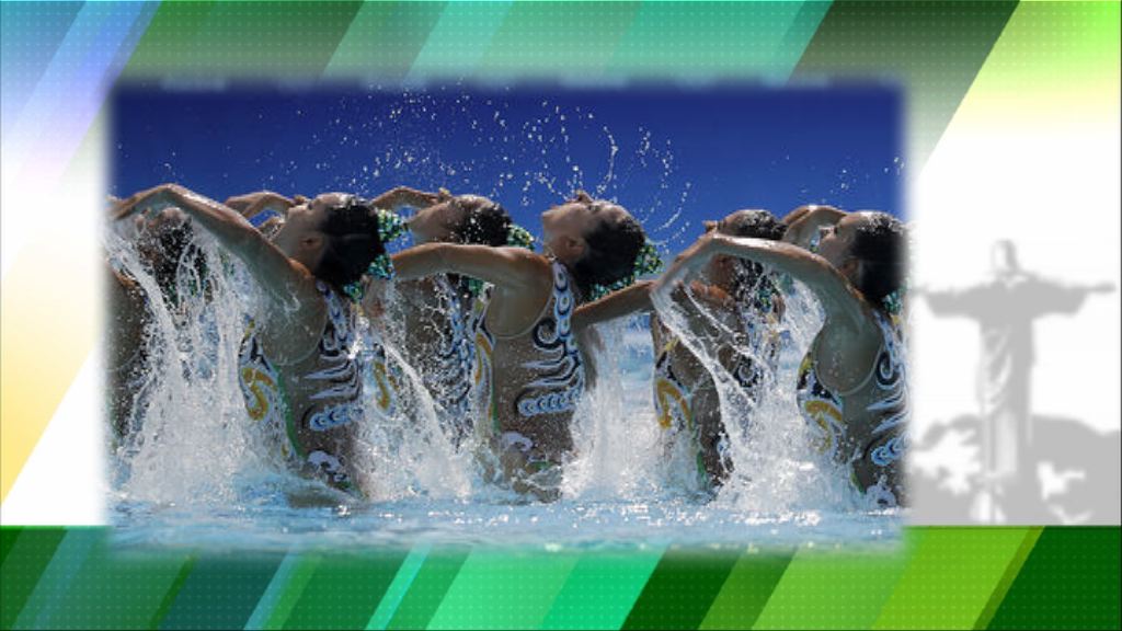 中國韻律泳隊團體賽摘銀