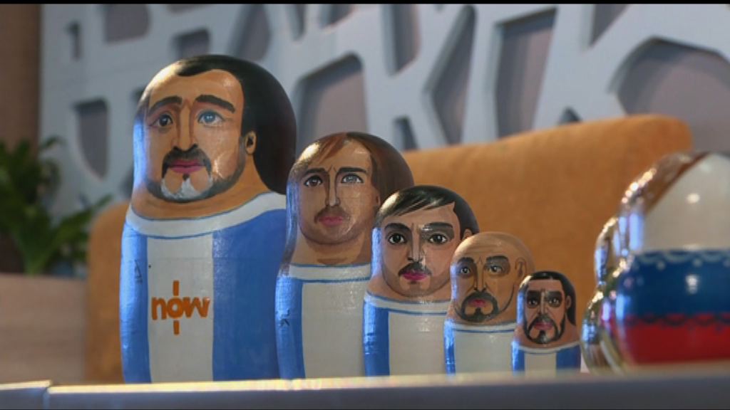 俄羅斯娃娃以球星作為主題製作