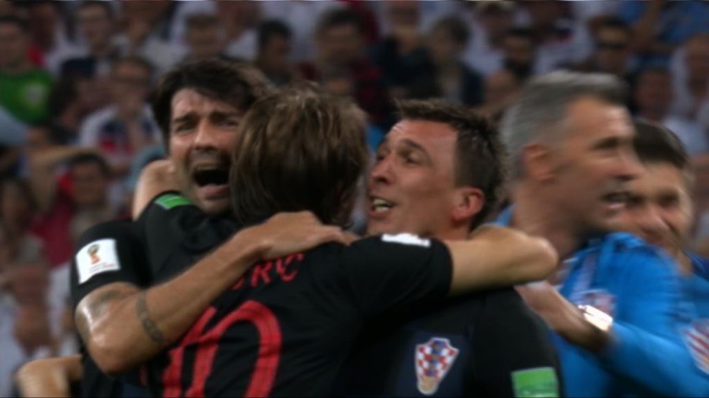 世界盃四強　克羅地亞 2:1 英格蘭