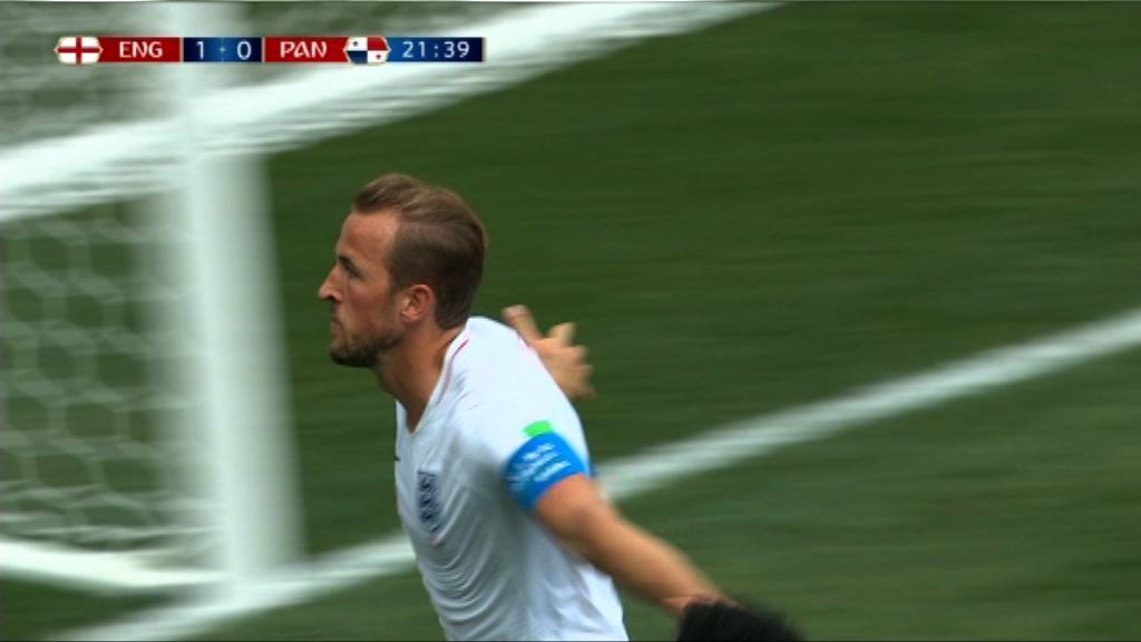 世界盃G組　英格蘭 6:1 巴拿馬