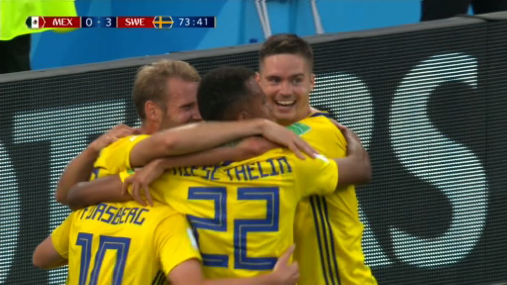 世界盃F組　墨西哥 0:3 瑞典