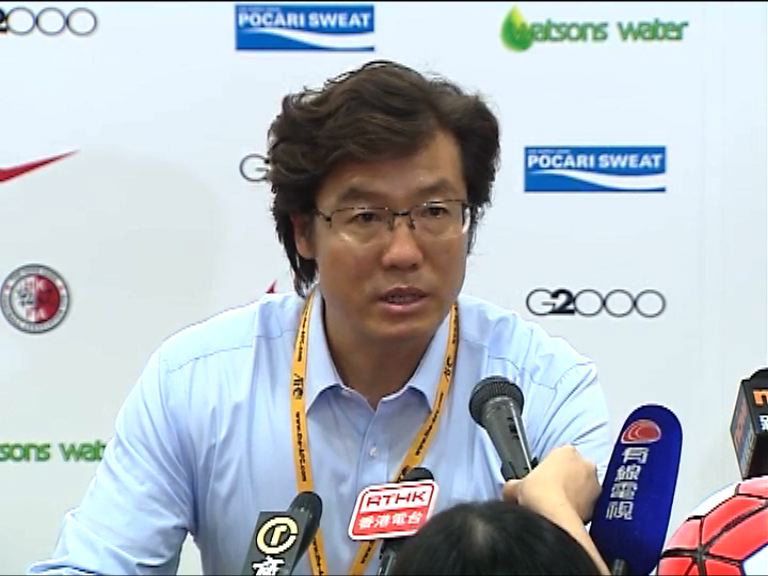港隊教練稱讚球隊踢出拼勁