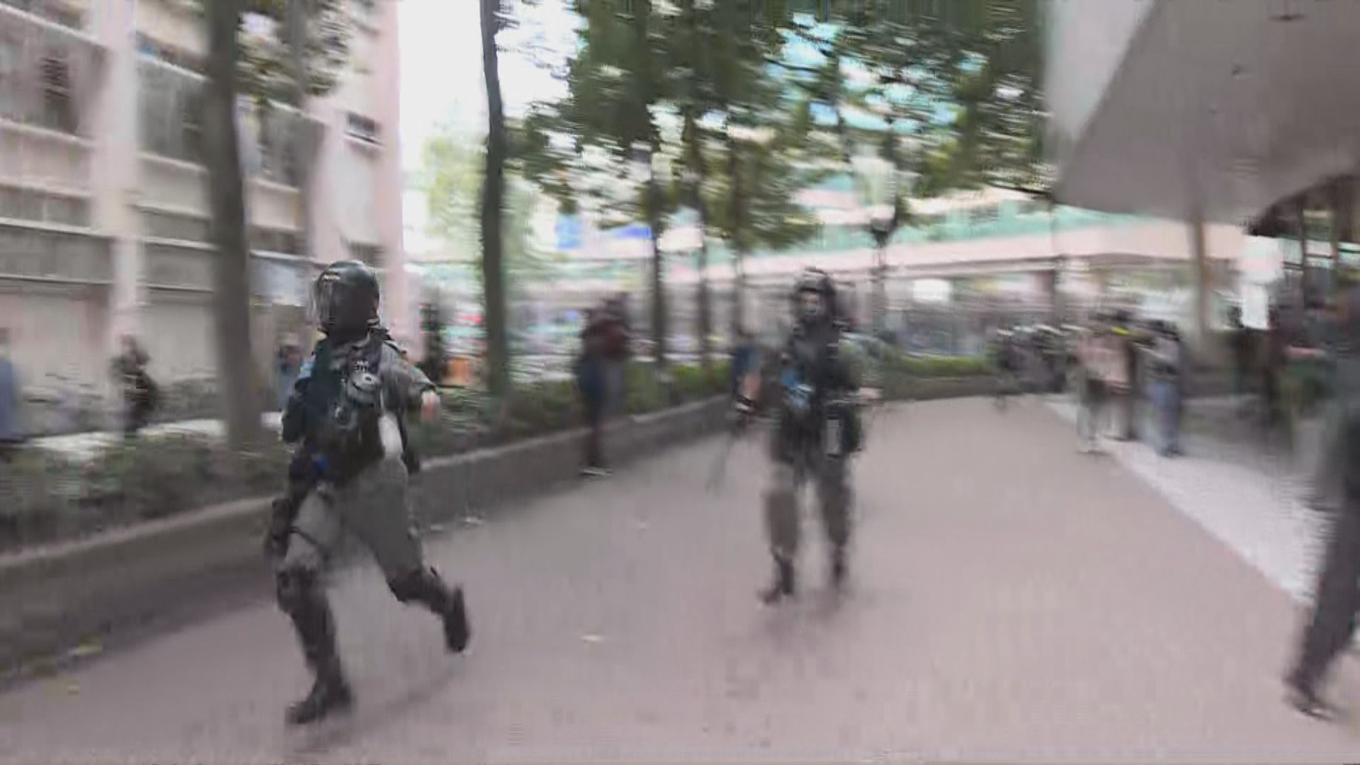 警方稱上水遊行結束後驅散在場人士制服多人