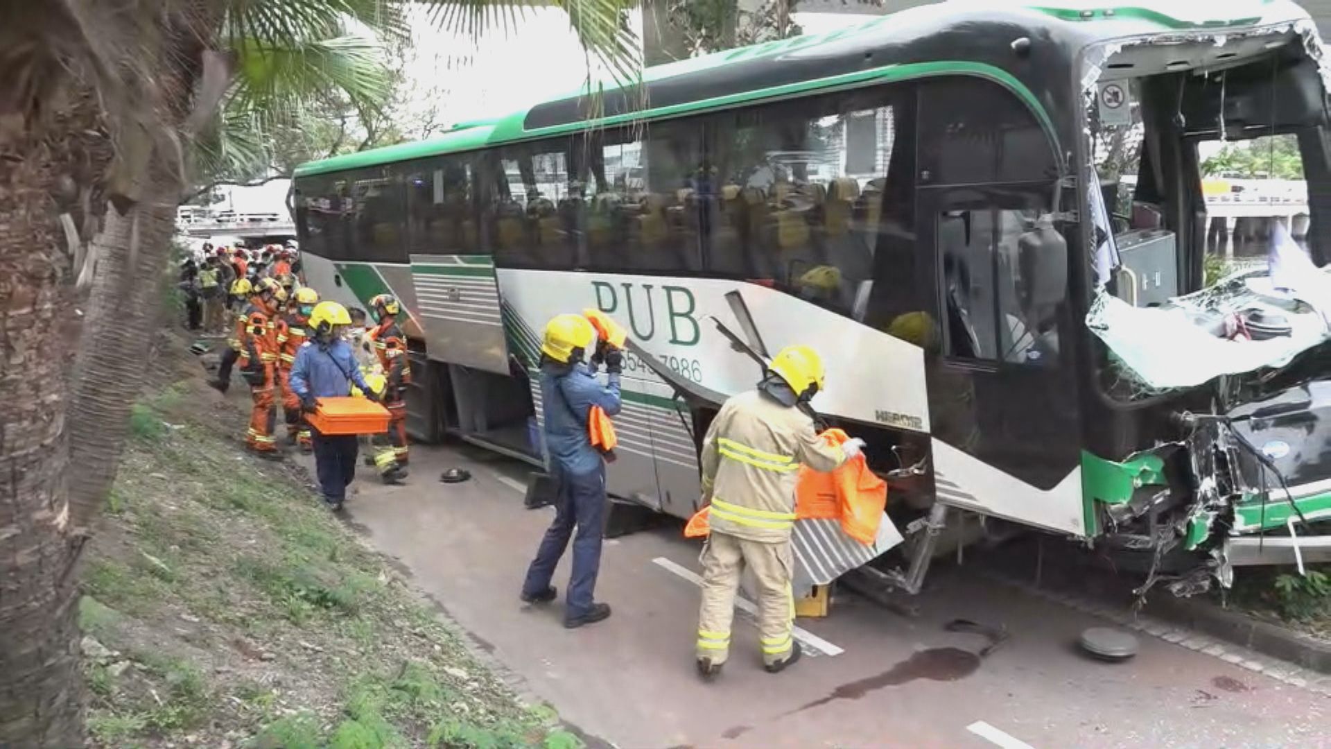 沙田有校巴與私家車相撞24傷　包括22名學童