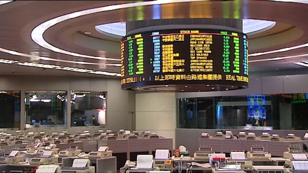 恒指逾兩年半以來首失守兩萬點