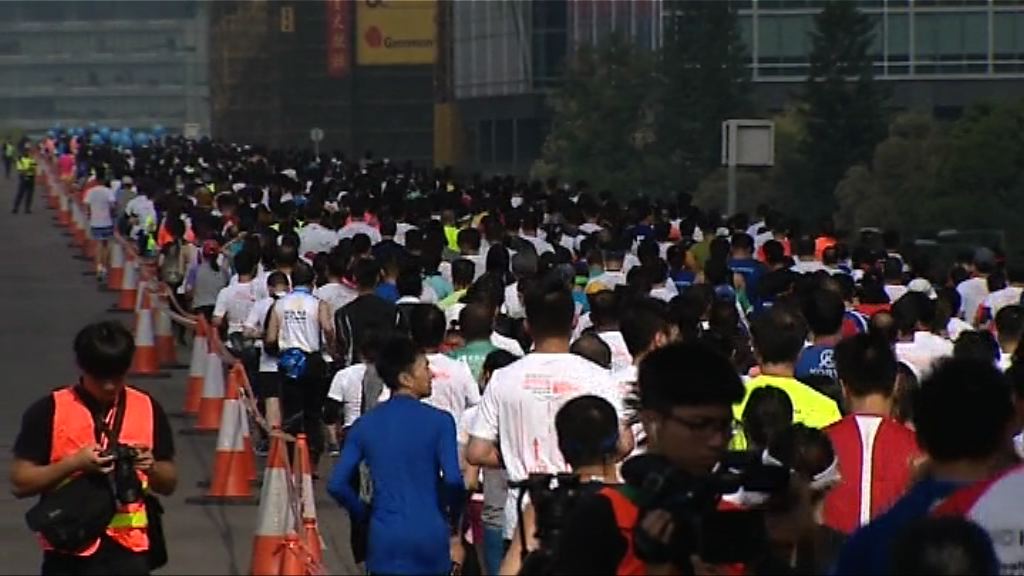 全城街馬跑手不擔心大會提供食物影響參賽