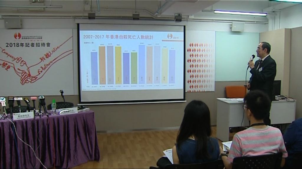 團體分析去年學童青年自殺亡數字上升