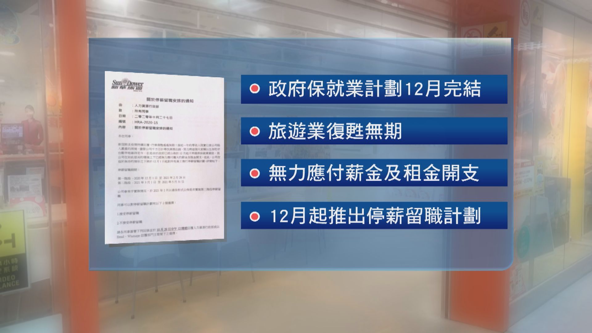 旅議會估計有旅行社在沒資助下需要採取進一步節流措施
