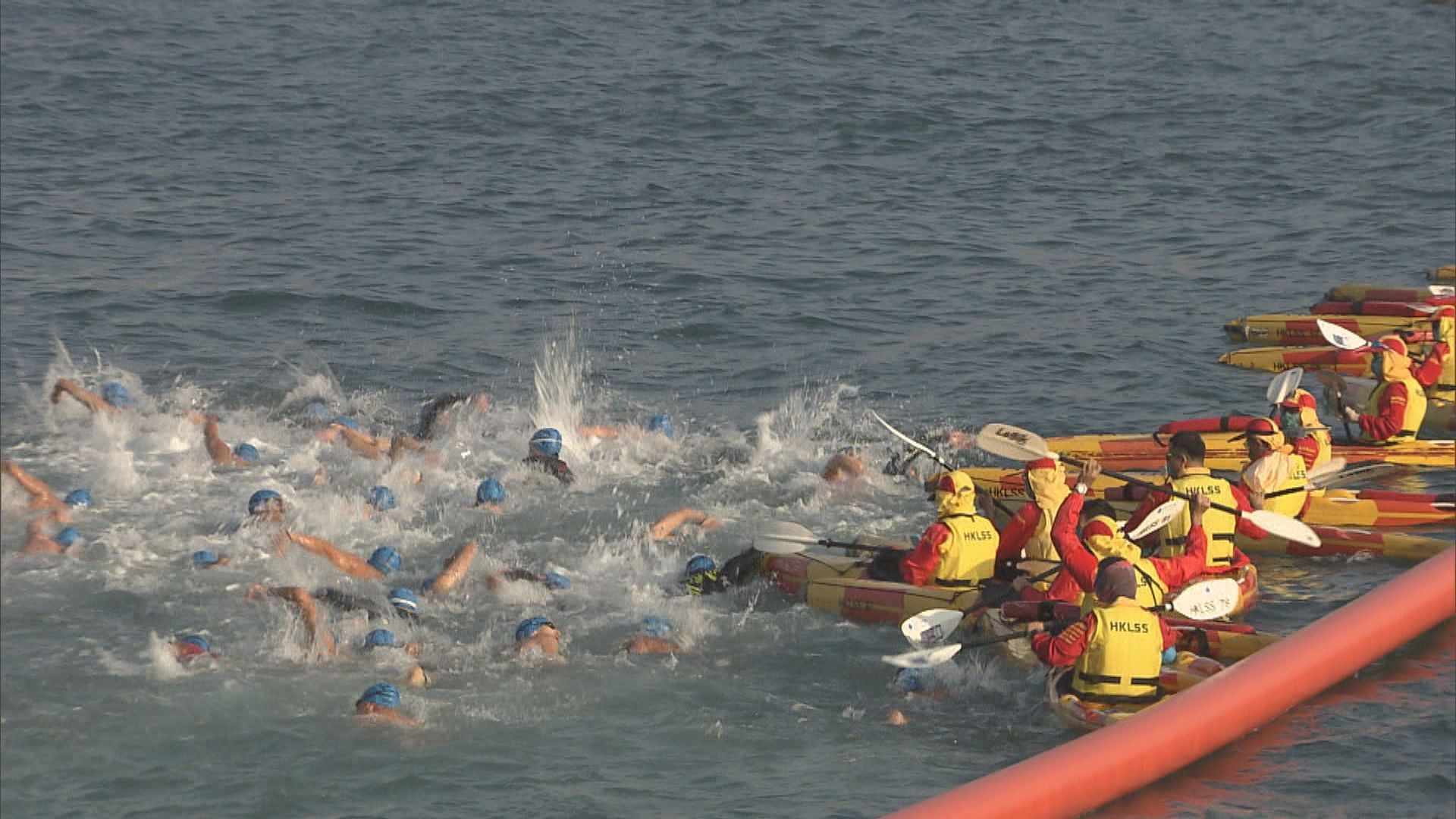 維港渡海泳早上復辦　賽道改為灣仔至尖沙咀