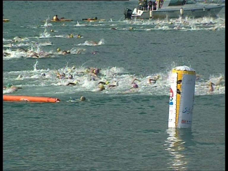 2500人參與維港渡海泳