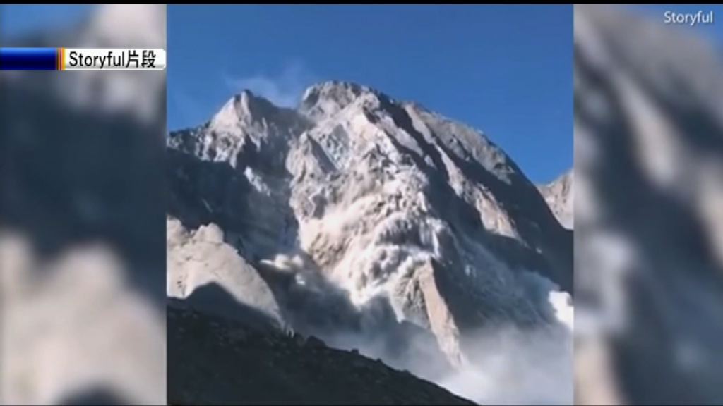 瑞士山區泥石流　小鎮街道變泥漿河