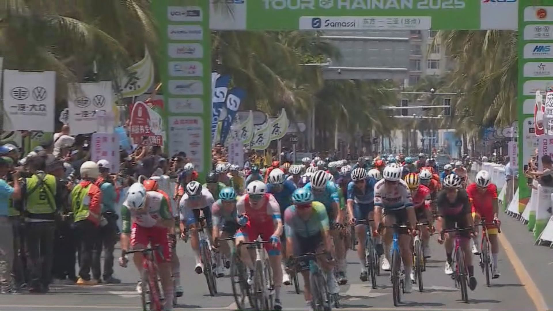 環海南島國際公路自行車賽一連五日舉行