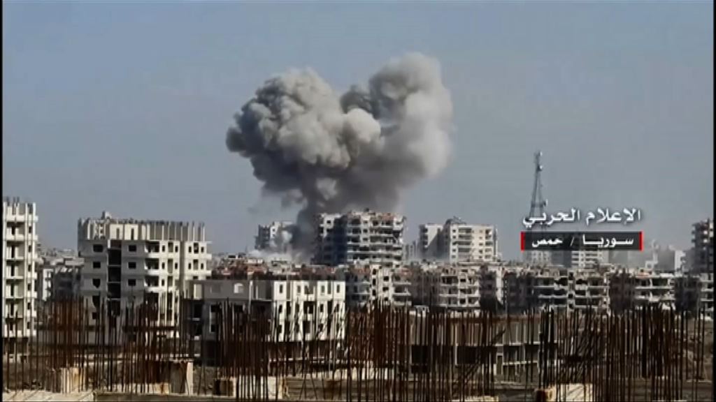 敘政府對反對派發動逾廿次空襲