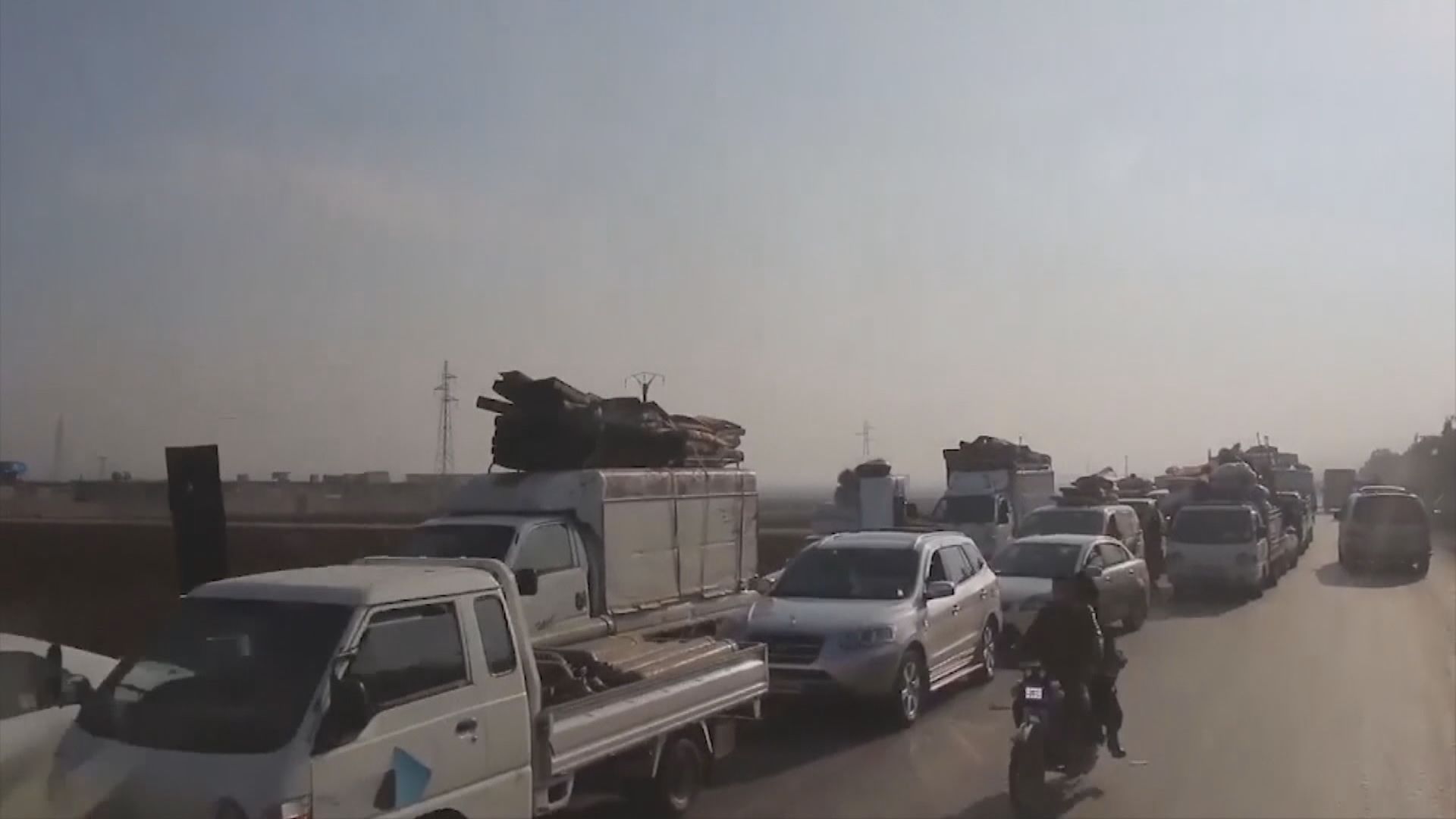 敘利亞伊德利卜省逾23萬人離家逃避戰火