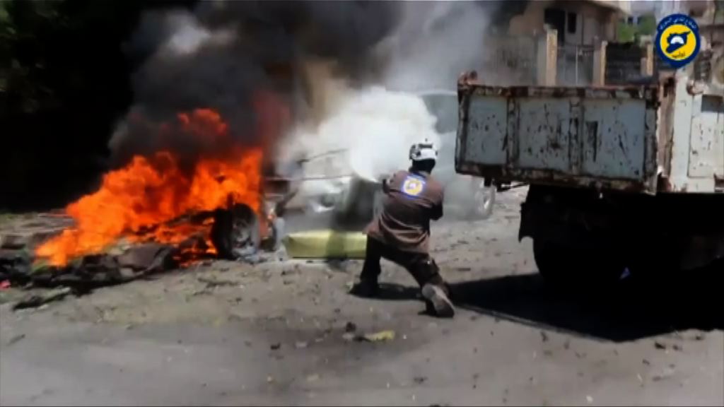 敘利亞伊德利卜炸彈襲擊五人傷