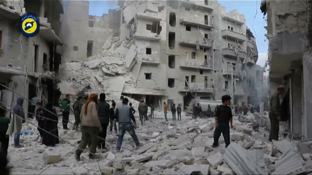 敘利亞續空襲阿勒頗逾三十平民死