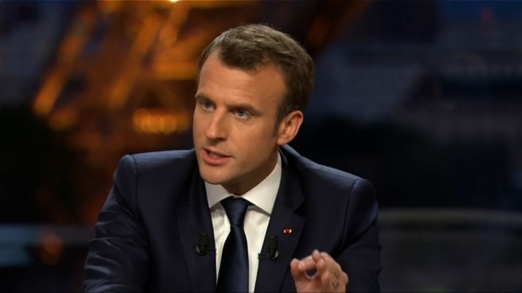 馬克龍：說服特朗普讓美軍留敘利亞