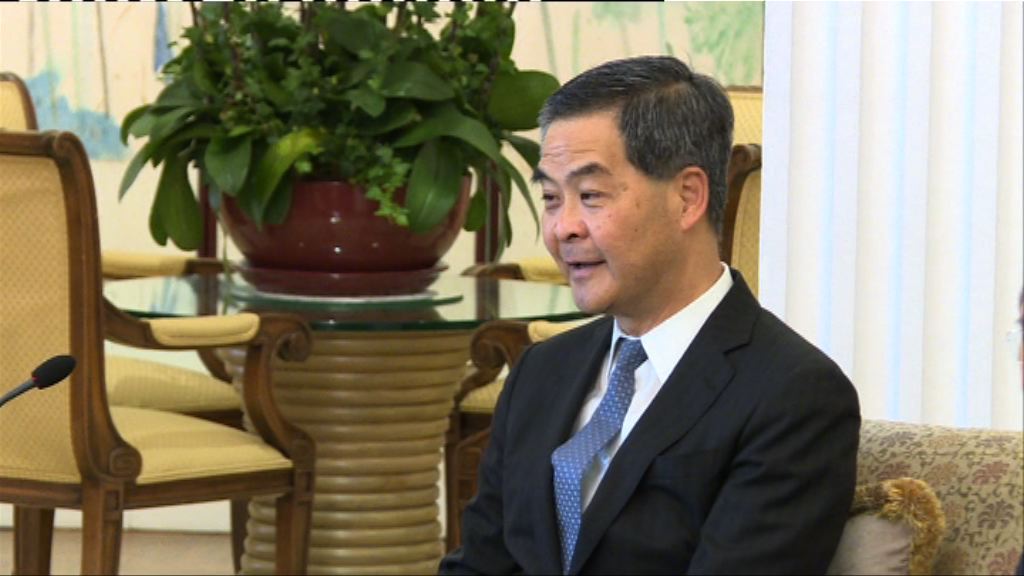 梁振英周四赴深圳見市委書記