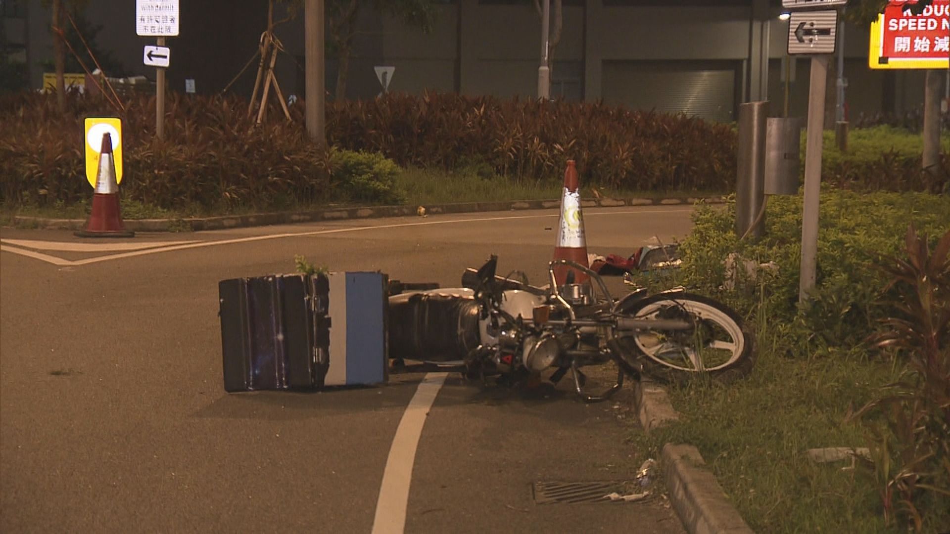 中環電單車失事南亞裔司機死亡