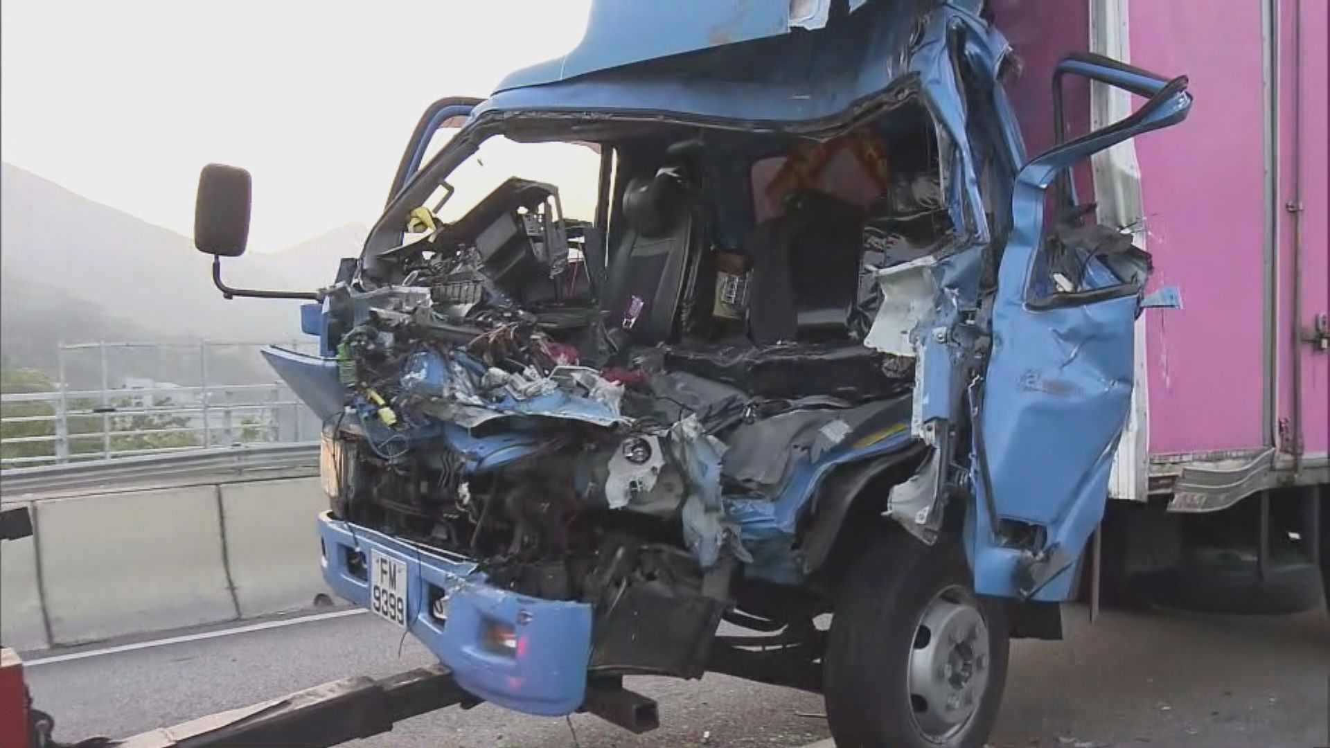 粉嶺致命車禍一死一傷　輕型貨車司機涉危駕被捕