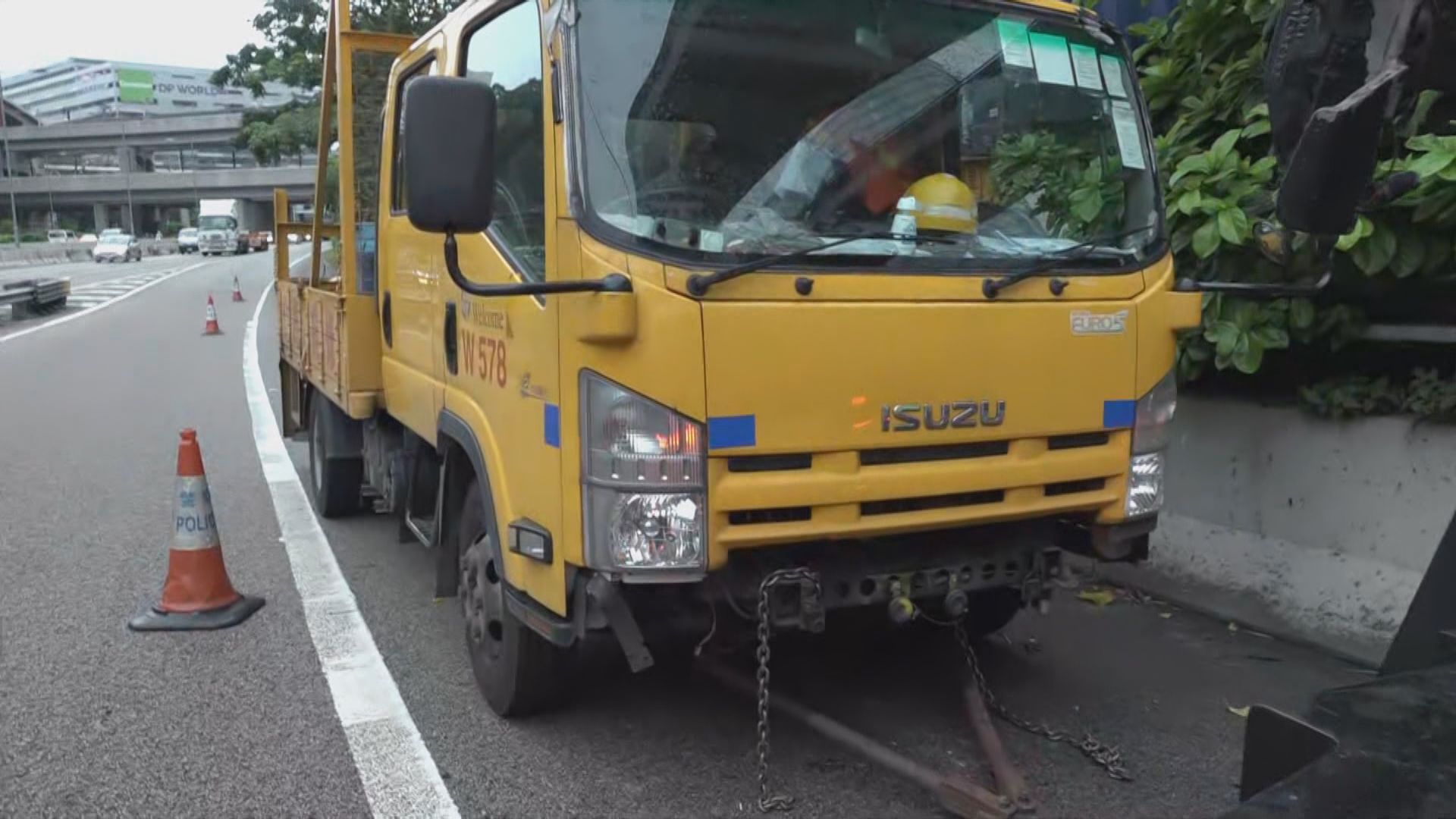 葵涌道交通意外　工程車撞斃女工