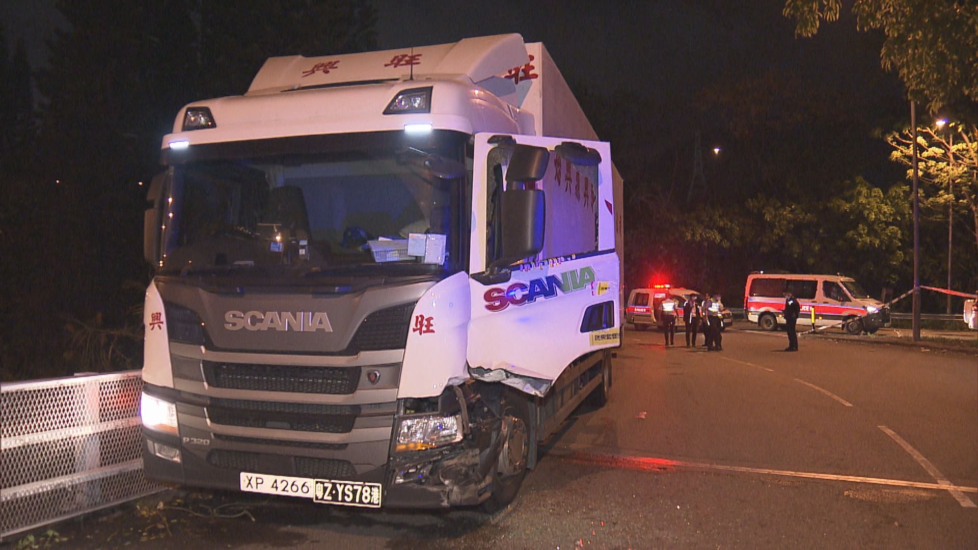 新田迴旋處車禍貨車司機不治