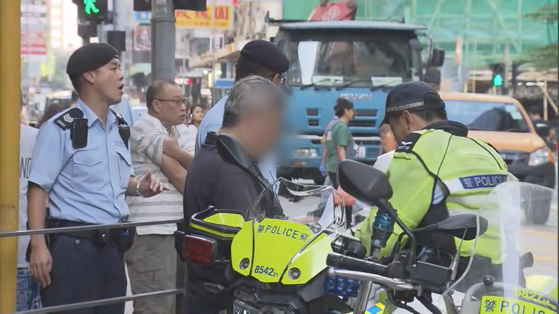 旺角七人車撞傷四途人