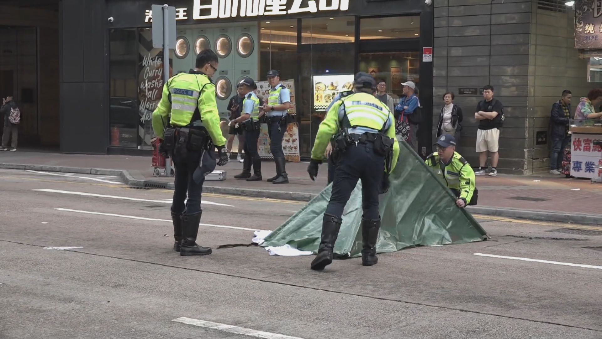 旺角洗衣街旅遊巴撞斃過路婆婆