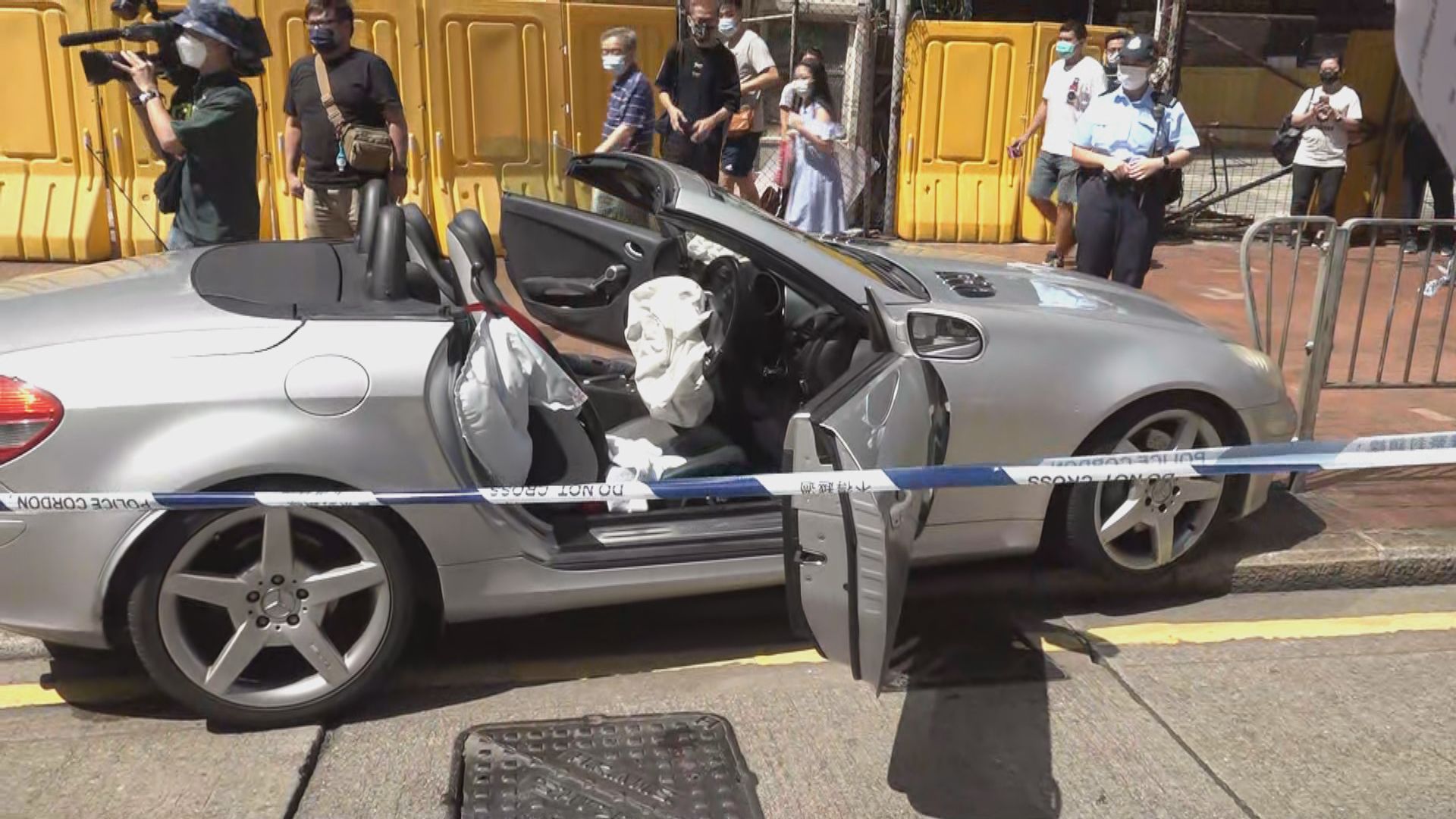 北角車禍揭司機涉無牌駕駛及藏毒被捕